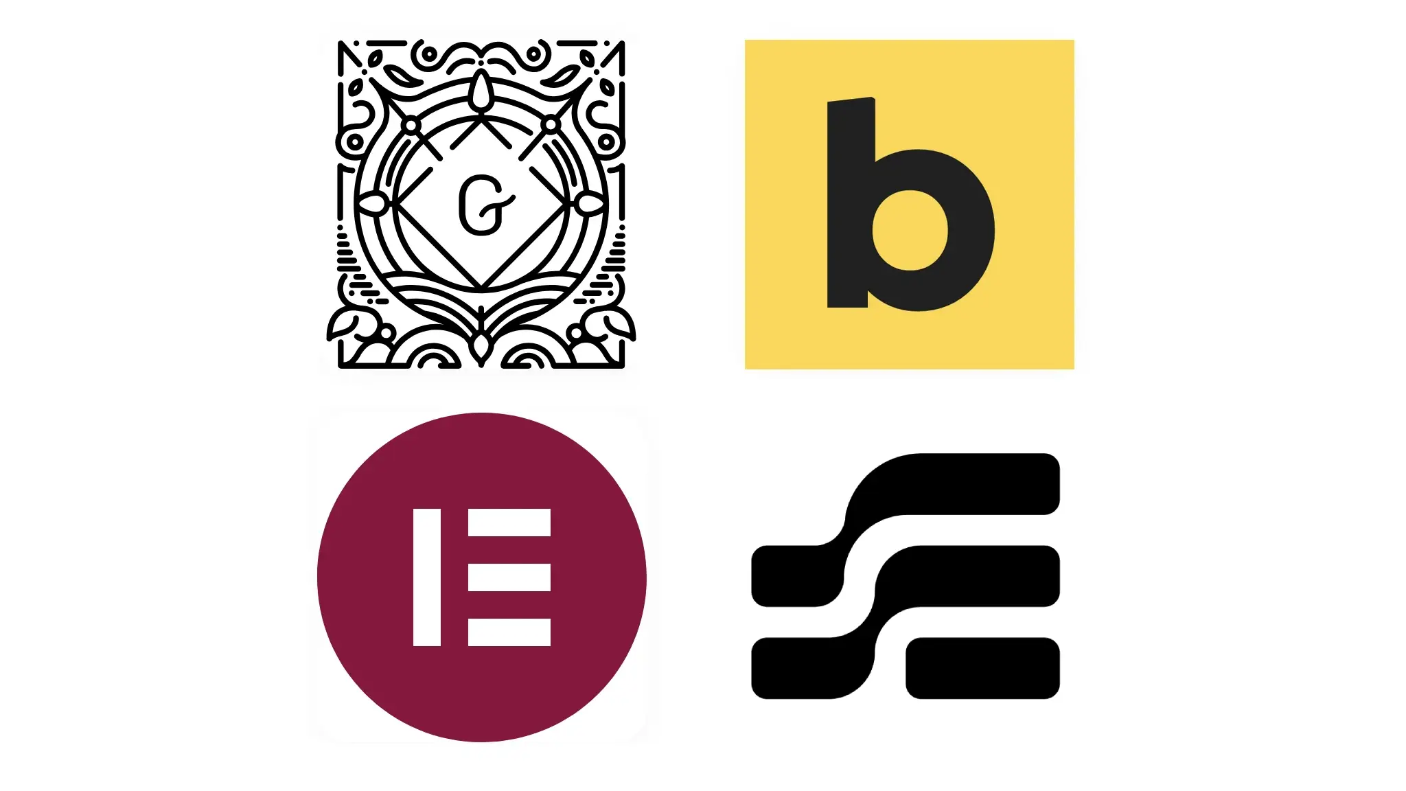 Gutenberg, Elementor, Bricks i Etch